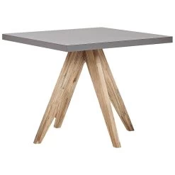 Beliani Eettafel OLBIA - Grijs Vezelcement