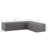 Madison - Loungeset Cover - Links - Grijs - 235 X 235 X 70