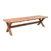 Livingfurn - Tuintafel Table Cross - 100x200x78 - Teakhout