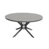 SenS-Line - Jersey Tuintafel Grey Ø140 Cm - Grijs