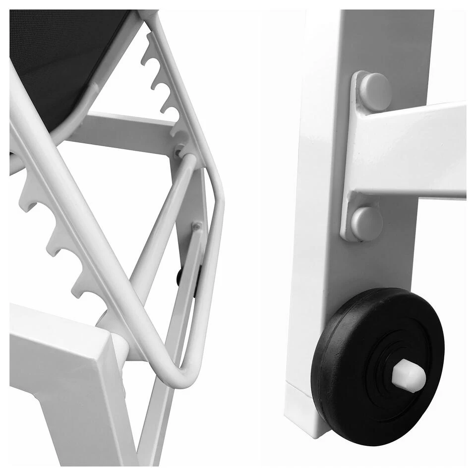 Happy Garden Zonnebedden BARBADOS - Grijs - Aluminium - Afbeelding 3